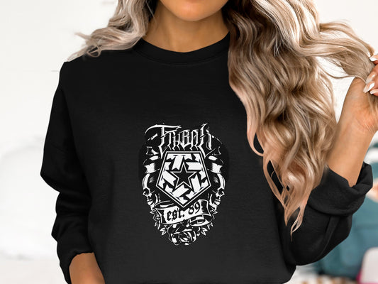 Trendy Graphic Black Long Sleeve Sweatshirt product