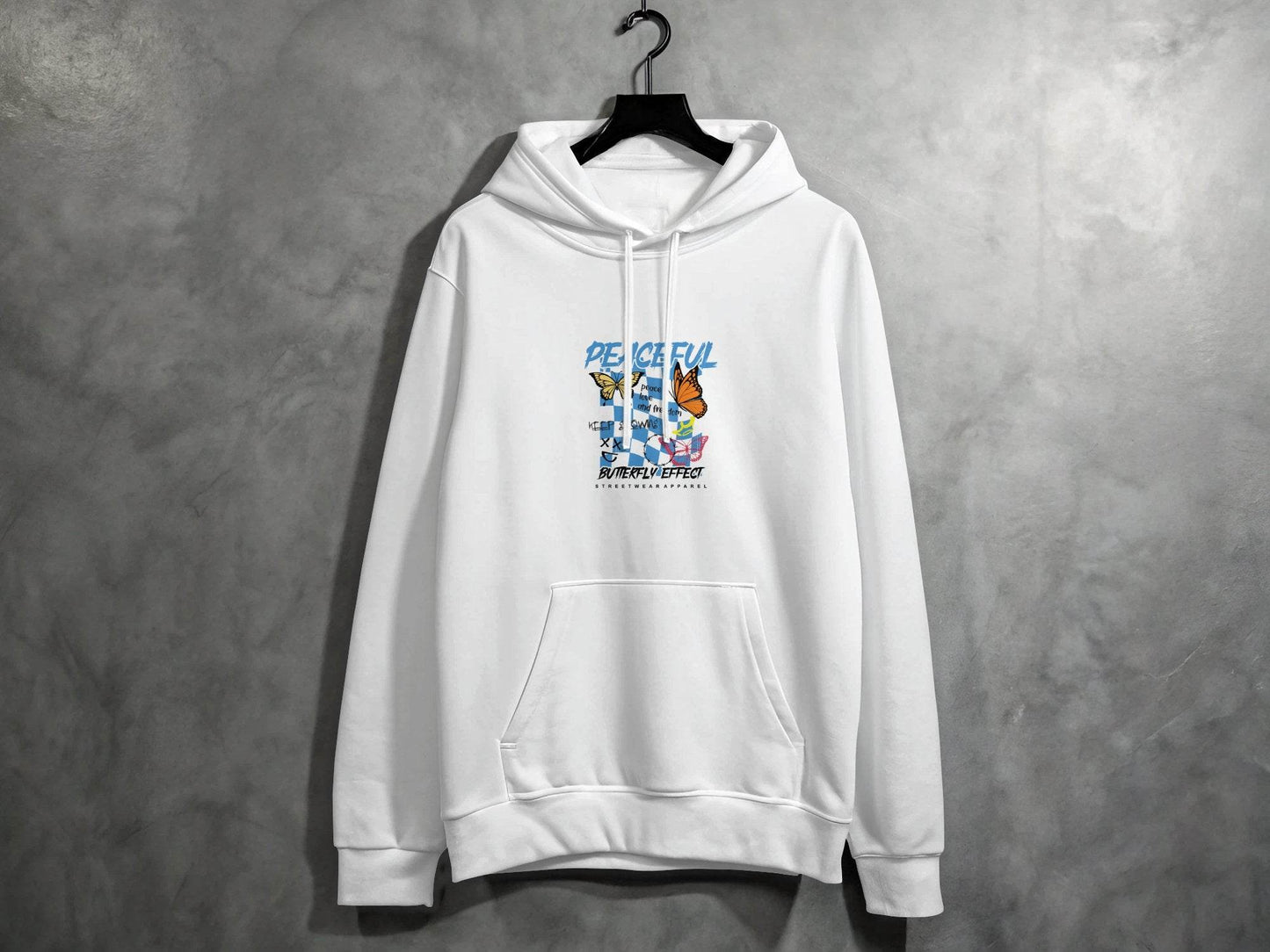 Peaceful Butterfly Effect Design Hoodie - Design & Vybe