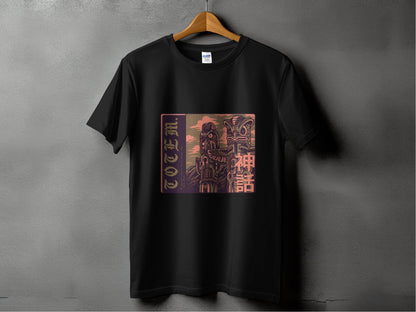 Be Yourself Japanese Totem Poles Graphic Design T-Shirt - Design & Vybe