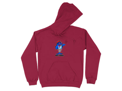 Funny Not Sorry Fish Style Skeleton With Sunglasses Hoodie - Design & Vybe