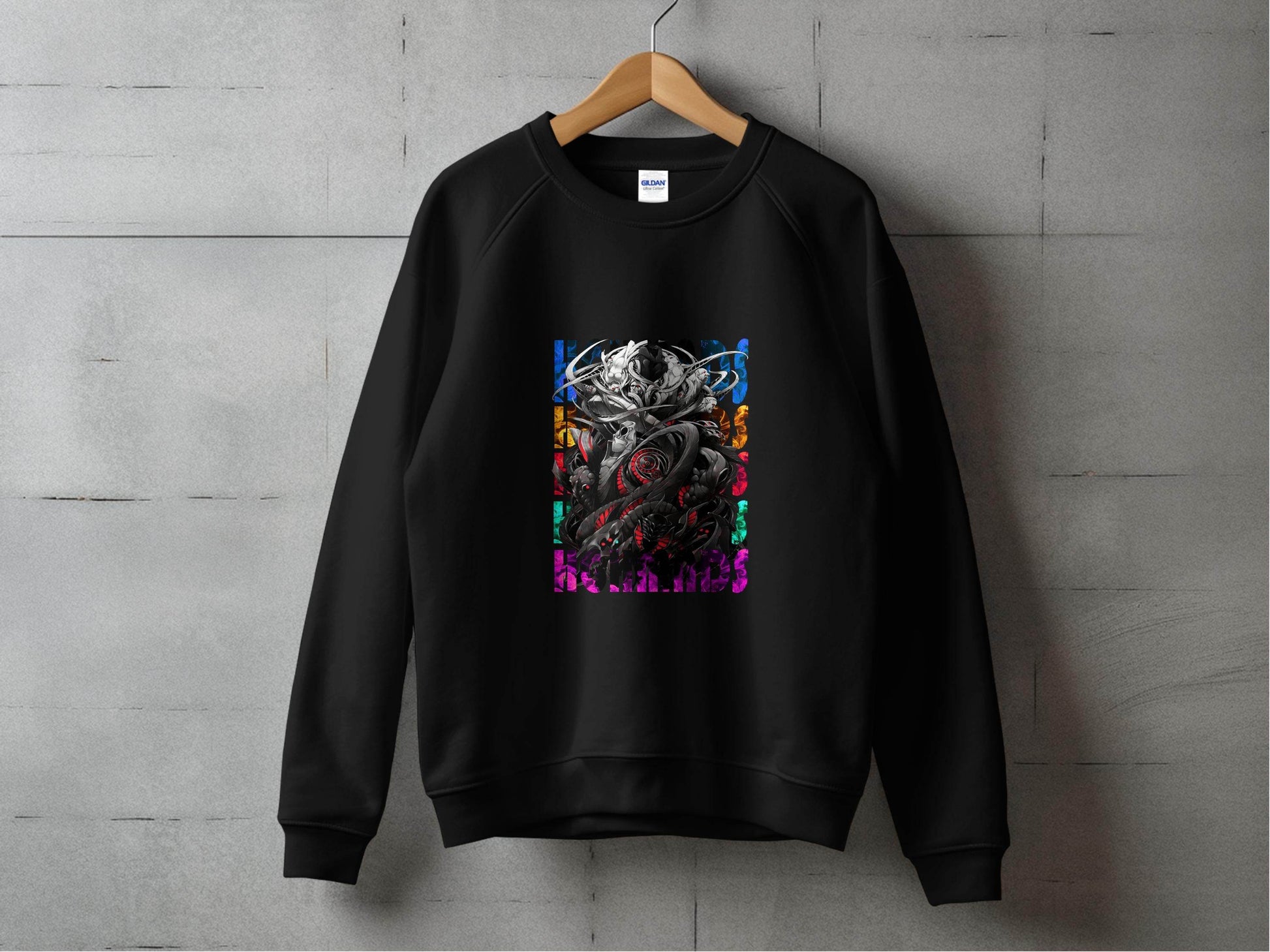 Complex Creature Design with Colorful Accents Premium Sweater - Design & Vybe