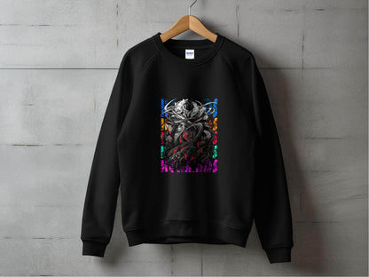 Complex Creature Design with Colorful Accents Premium Sweater - Design & Vybe