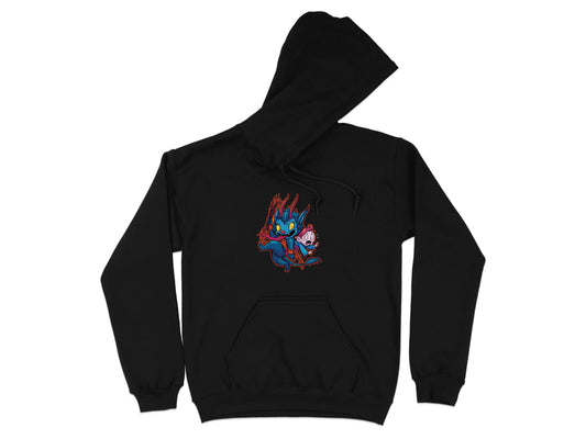 Graphic Hoodie with Vibrant Character Illustration product type