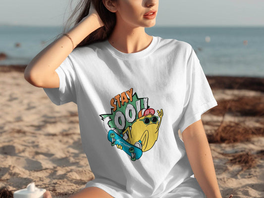 Stay Cool Skateboarding Frog Graphic T-Shirt - Design & Vybe
