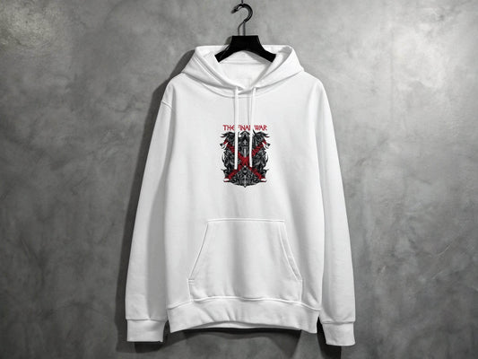 The Final War Dragon Design Graphic Print Hoodie - Design & Vybe