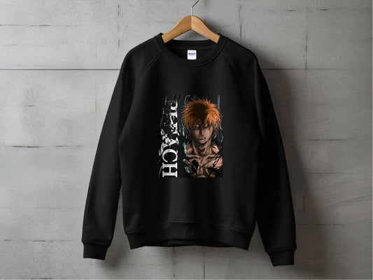 Ichigo Kurosaki Anime Print Black Sweatshirt product