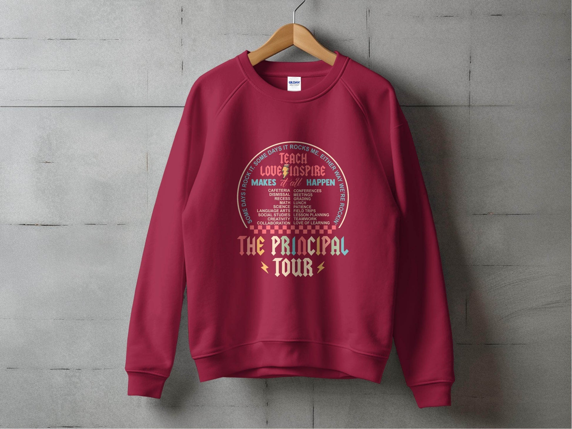 Teacher Inspired Designs Teach Love Inspire Sweater - Design & Vybe