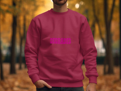Magenta DEGRADED Word Graphic Stylish Sweater - Design & Vybe
