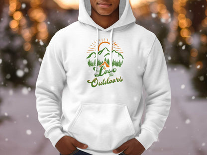 Love The Outdoors Graphic Adventure Hoodie - Design & Vybe