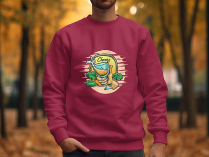 Celebration Cheers Graphic Art Design Sweater - Design & Vybe