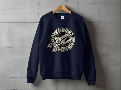 Space Shuttle Mission Failed Graphic Print Sweater - Design & Vybe