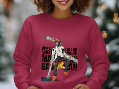 Chainsaw Man Anime Manga Comic Character Stylish Sweater - Design & Vybe