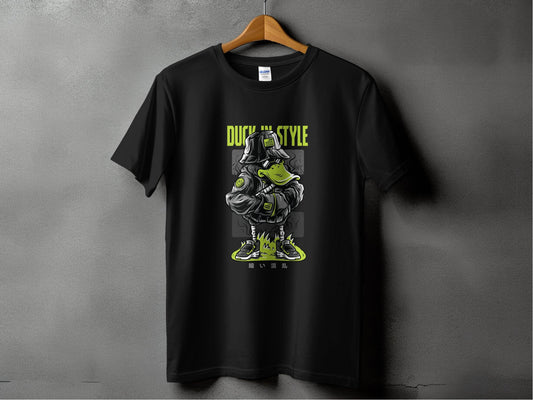 Duck in Style Cool Graphic Illustration Unisex T-Shirt - Design & Vybe