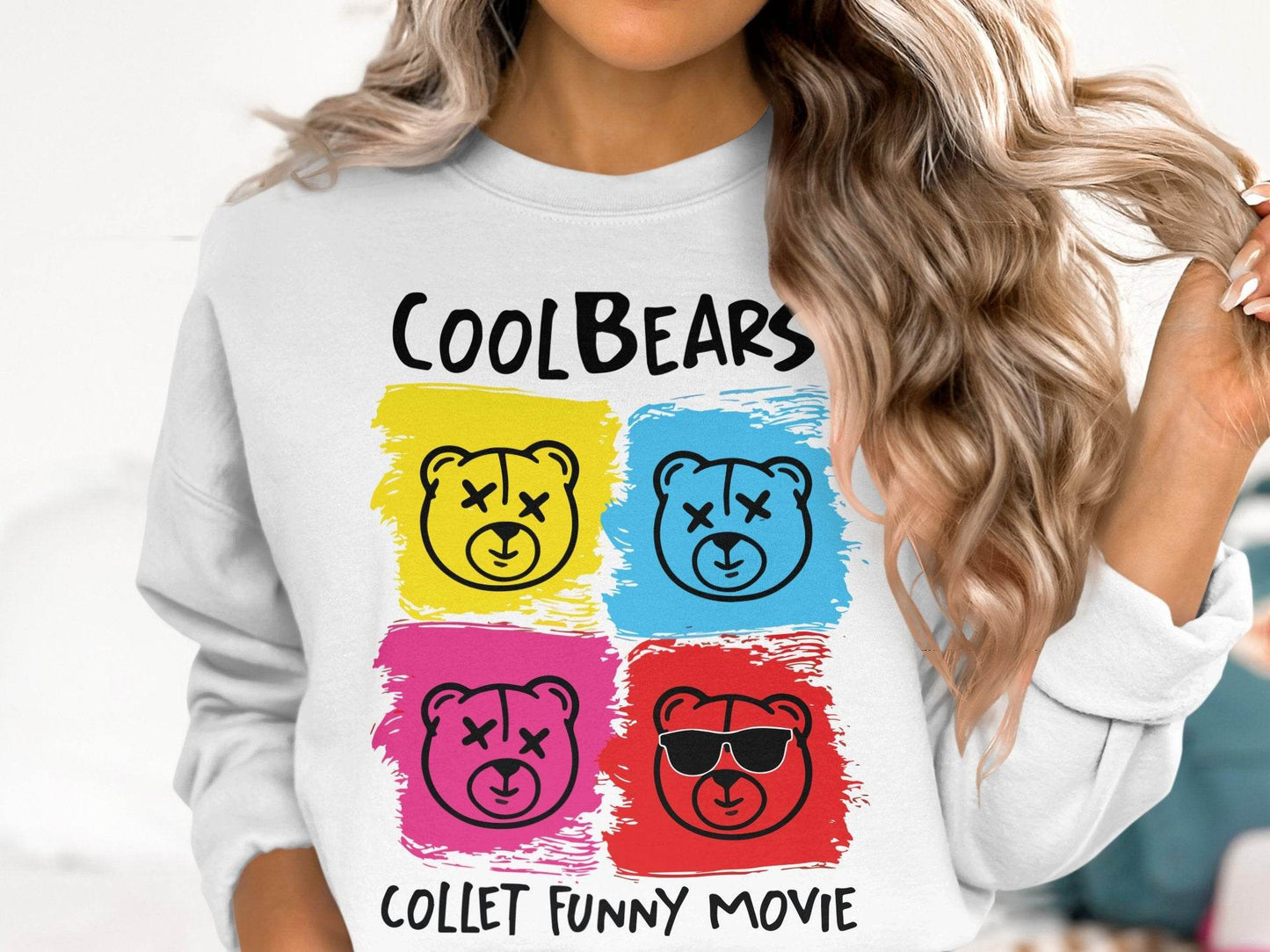 CoolBears Collet Funny Movie Graphics Sweater - Design & Vybe