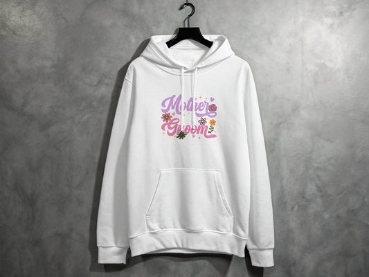 Mother of the Groom I Loved Him First Floral Art Hoodie - Design & Vybe