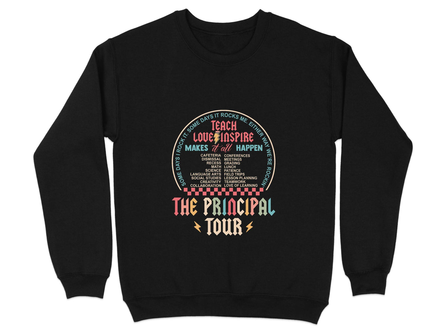 Teacher Inspired Designs Teach Love Inspire Sweater - Design & Vybe