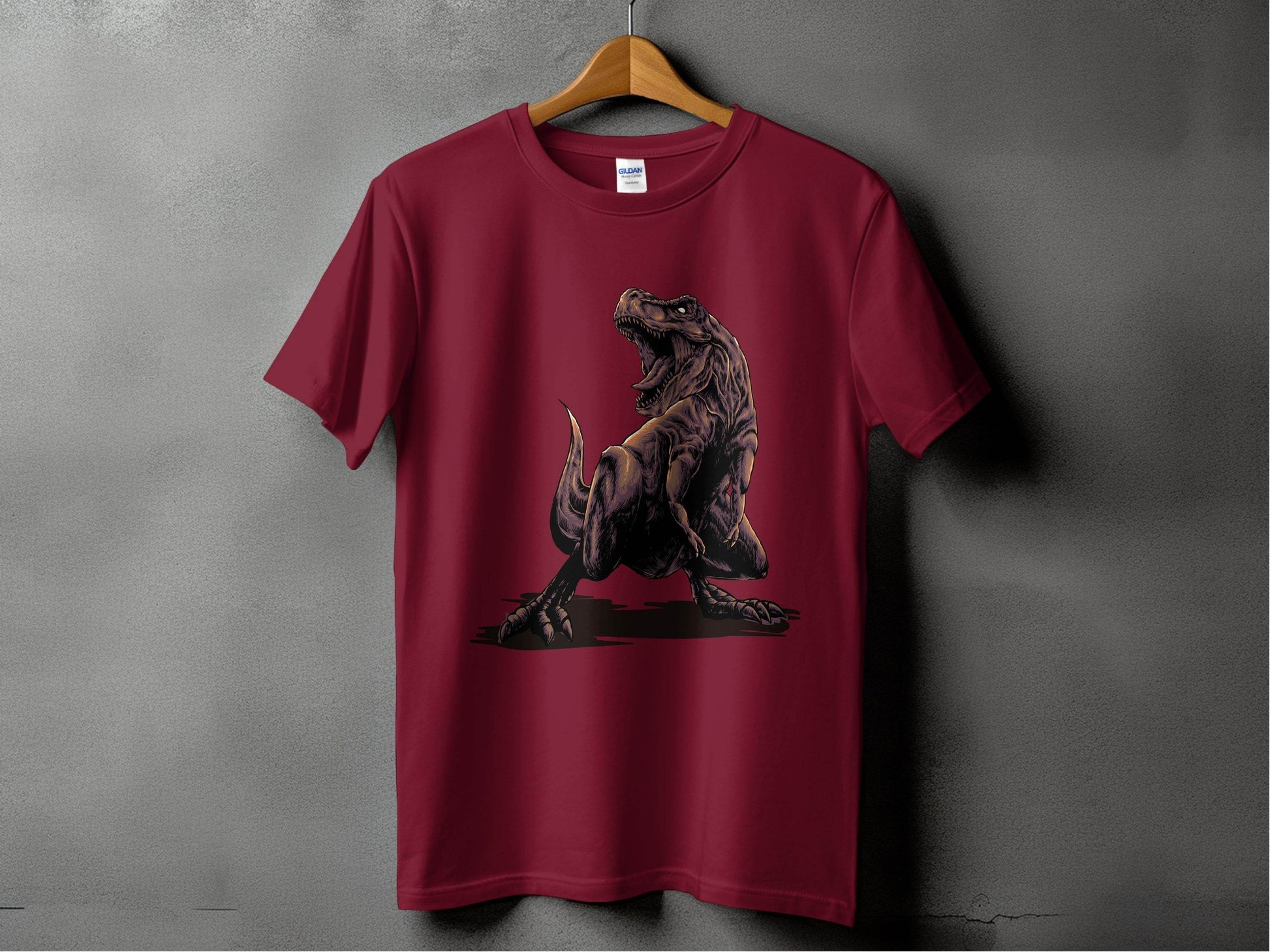Fierce T-Rex Roaring Dinosaur Graphic T-Shirt - Design & Vybe