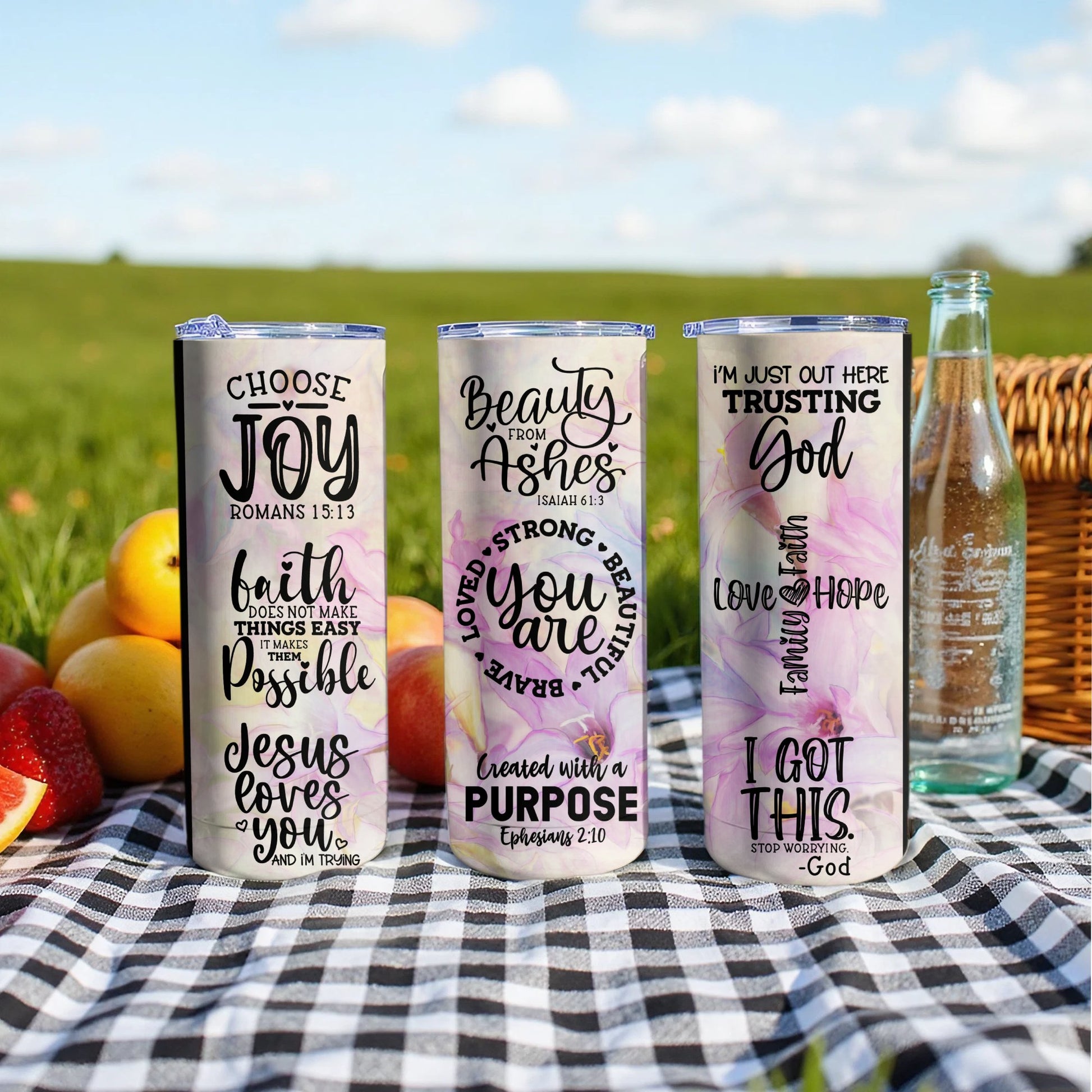 Inspirational Scriptural Themed Tumbler product