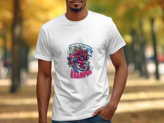 Krampus Devil Folklore Christmas Monster Themed T-Shirt - Design & Vybe