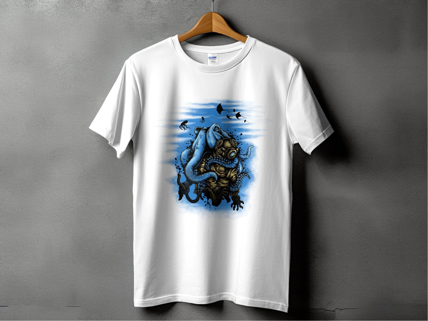 Deep Sea Diver Adventure-Inspired Jelly Fish Graphic T-Shirt - Design & Vybe