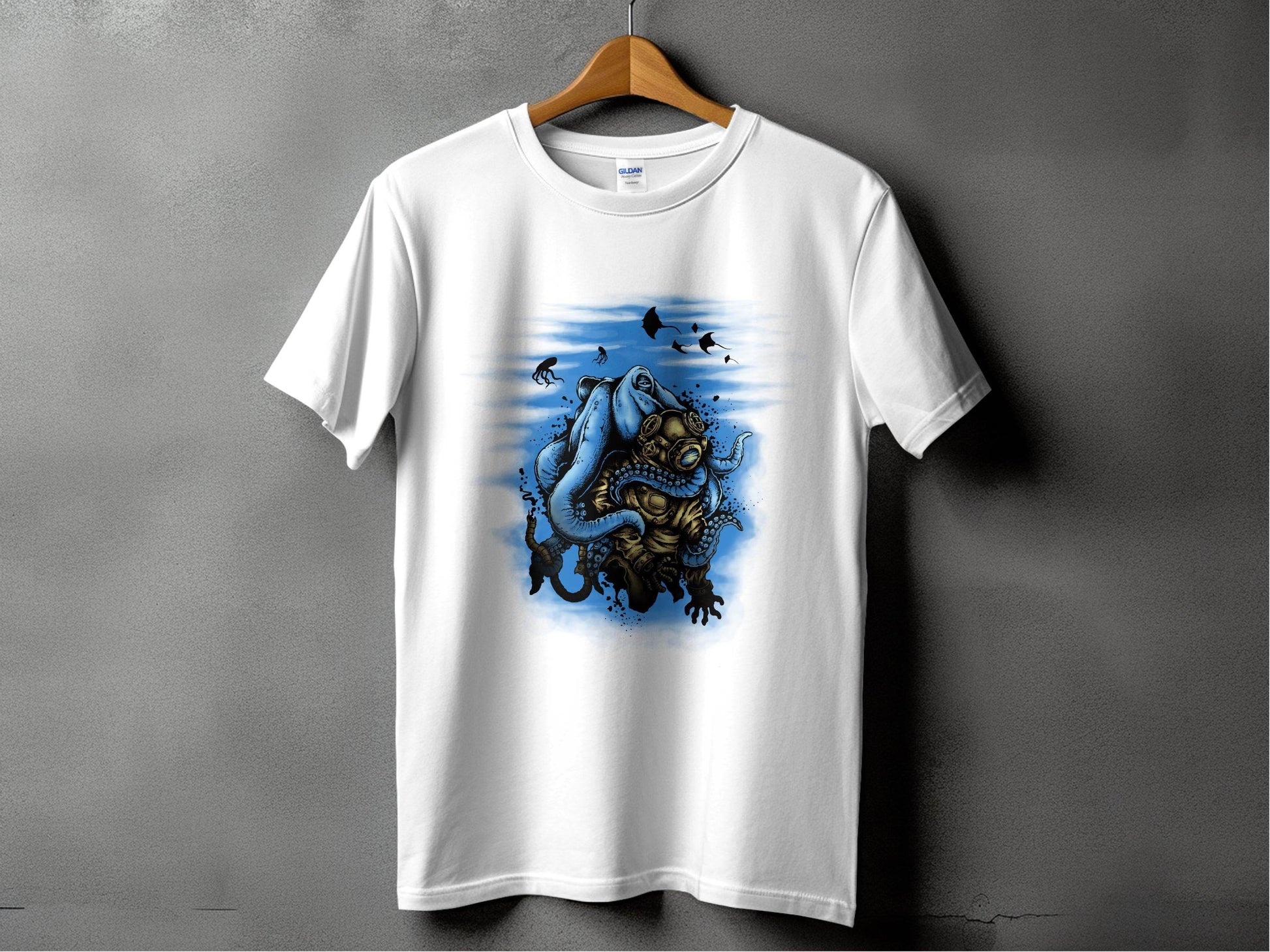 Deep Sea Diver Adventure-Inspired Jelly Fish Graphic T-Shirt - Design & Vybe
