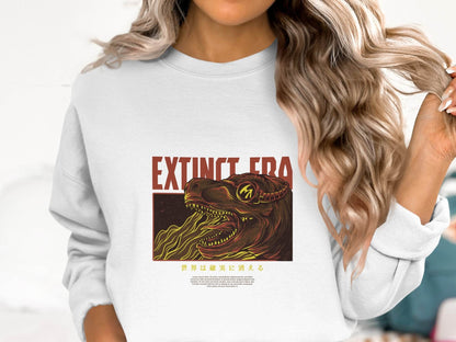 Extinct Era Tyrannosaurus Digital Artwork Design Sweater - Design & Vybe