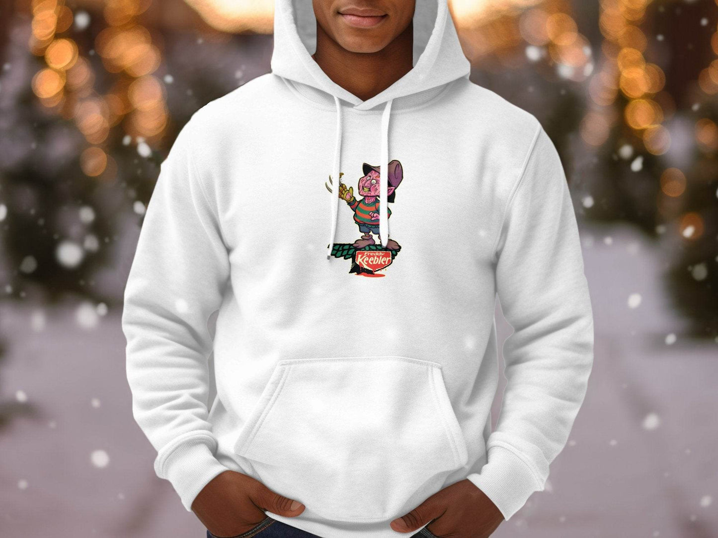 Freddy Keebler Halloween Horror Funny Parody Style Hoodie - Design & Vybe
