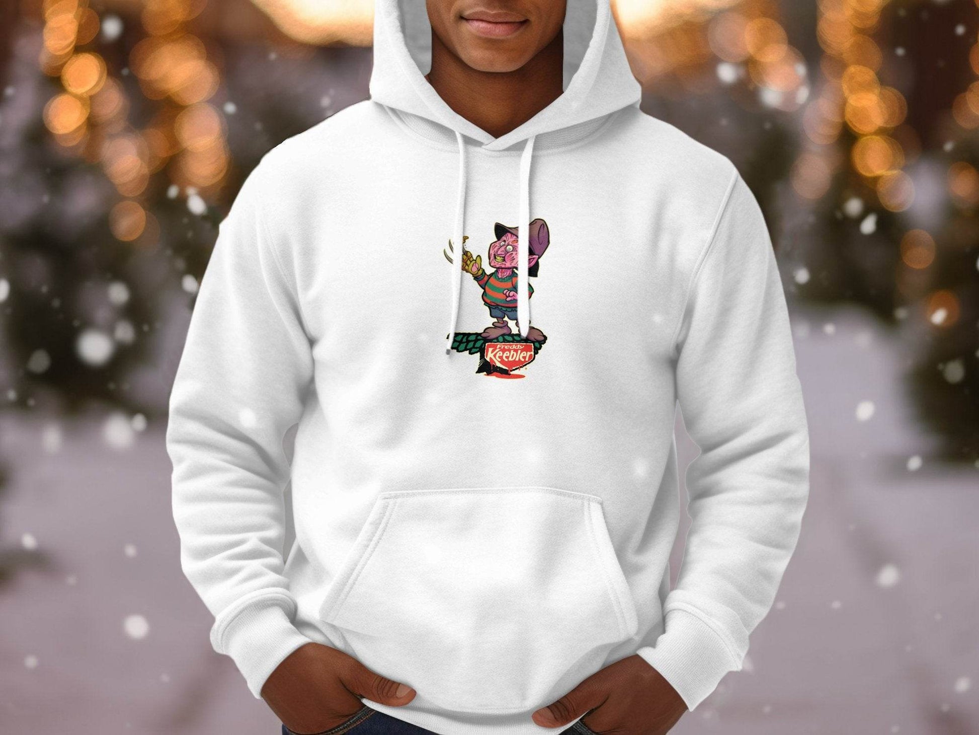 Freddy Keebler Halloween Horror Funny Parody Style Hoodie - Design & Vybe