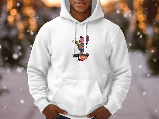 Freddy Keebler Halloween Horror Funny Parody Style Hoodie - Design & Vybe