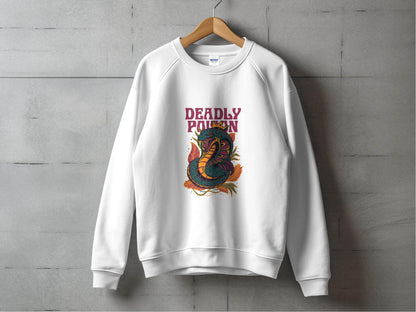 Deadly Poison Snake Art Graphic Novelty Design Hoodie - Design & Vybe
