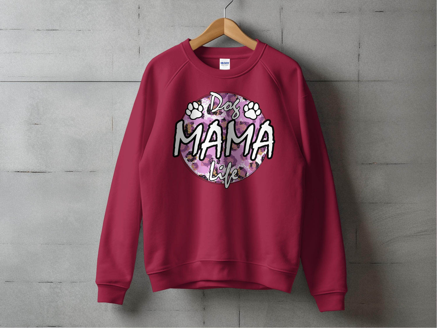 Dog Mama Life In Circle Graphic Unique Style Sweater - Design & Vybe