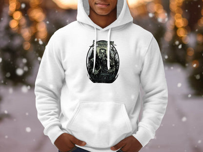 Vintage Frankenstein Rocks Graphic Design Hoodie - Design & Vybe