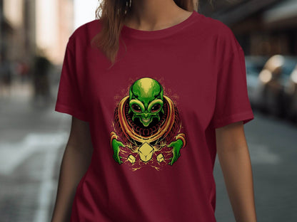 Galactic Alien Fantasy Art Long Sleeve T-Shirt - Design & Vybe