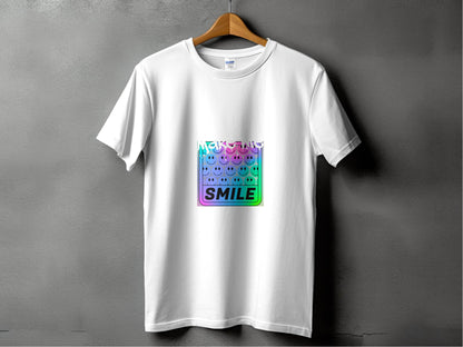 Make Me Smile Rainbow Gradient Design Graphic T-Shirt - Design & Vybe