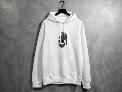 Skull Grenade Graphic Design Funny Unique Style Hoodie - Design & Vybe