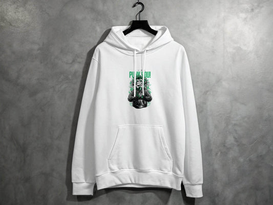 Punk You Green Hair Ape Graphic Style Unisex Hoodie - Design & Vybe