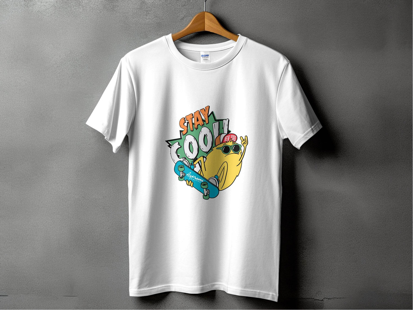 Stay Cool Skateboarding Frog Graphic T-Shirt - Design & Vybe