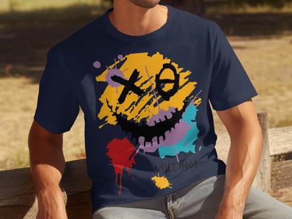 Colorful Smile Mood Abstract Art T-Shirt - Design & Vybe