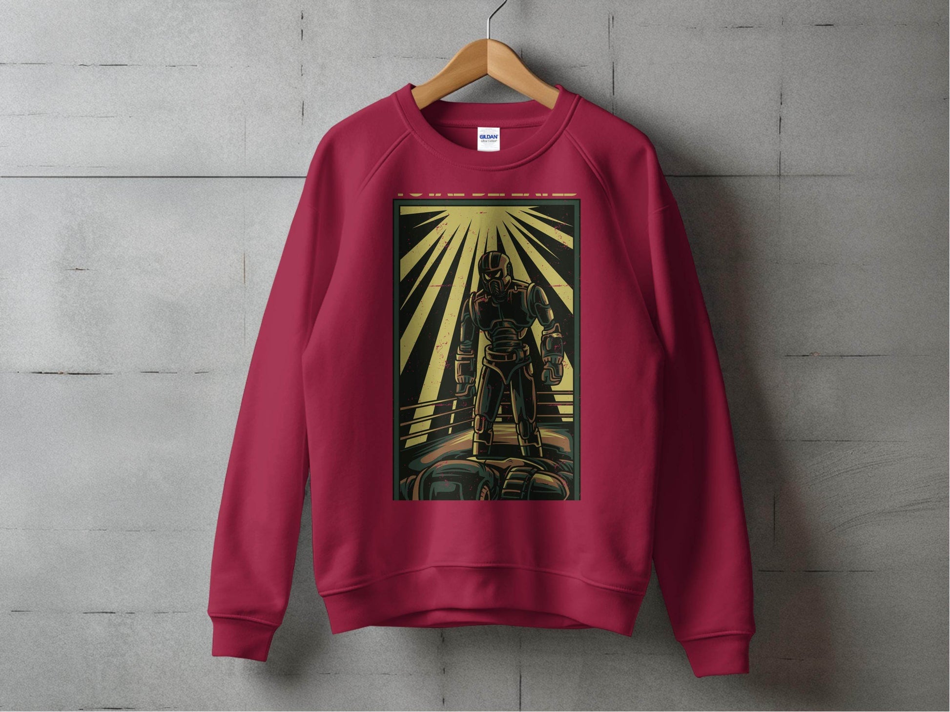 Total Defeated Back From The Death Stylish Graphic Sweater - Design & Vybe