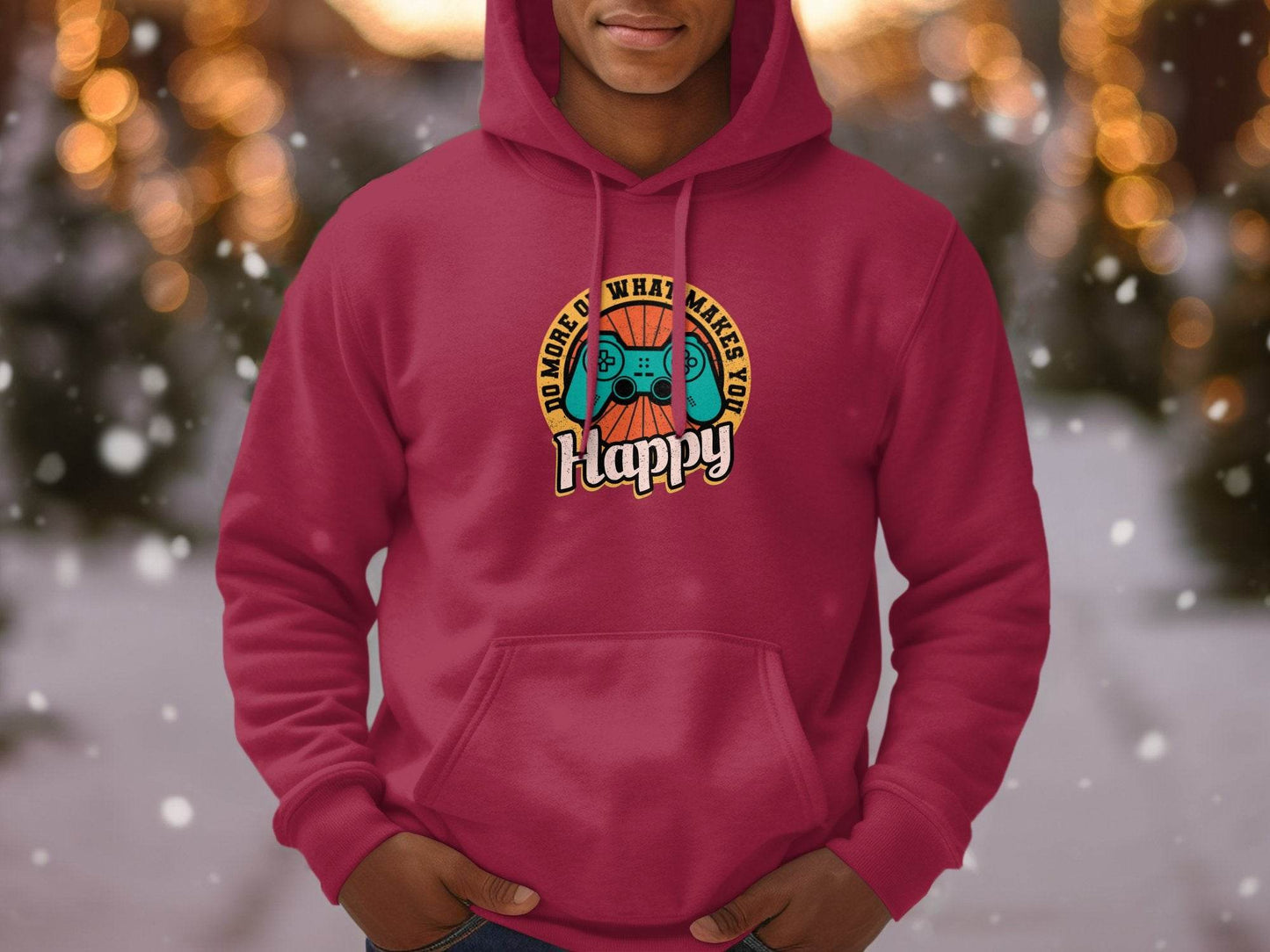 Do More Of What Makes You Happy Graphic Hoodie - Design & Vybe