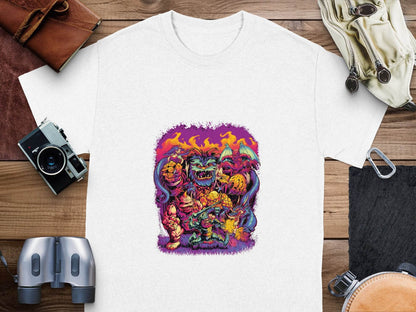 Epic Fantasy Illustration Featuring Fearsome Creatures T-Shirt - Design & Vybe