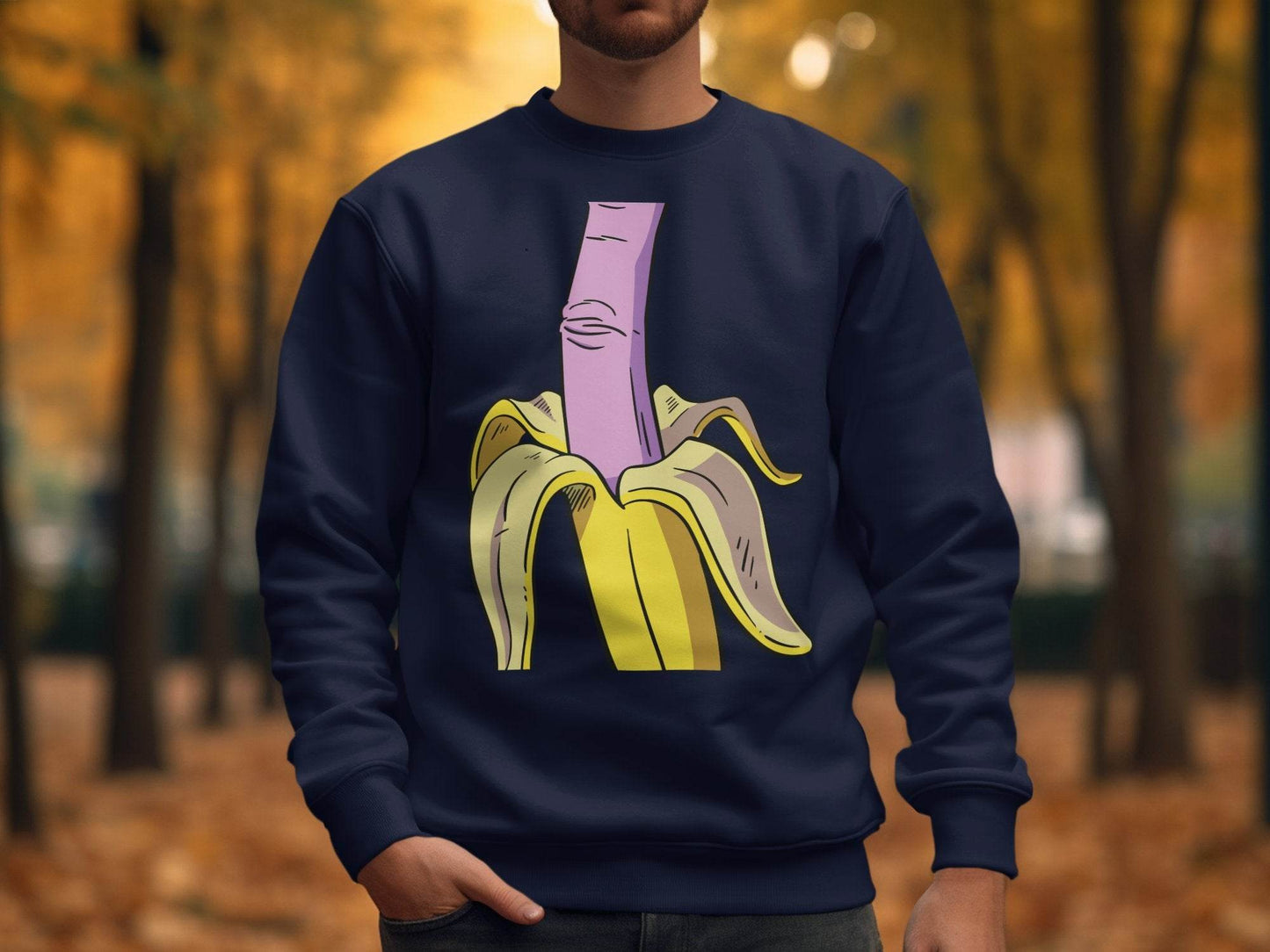 Fun Banana Cartoon and Vibrant Art Design Sweater - Design & Vybe