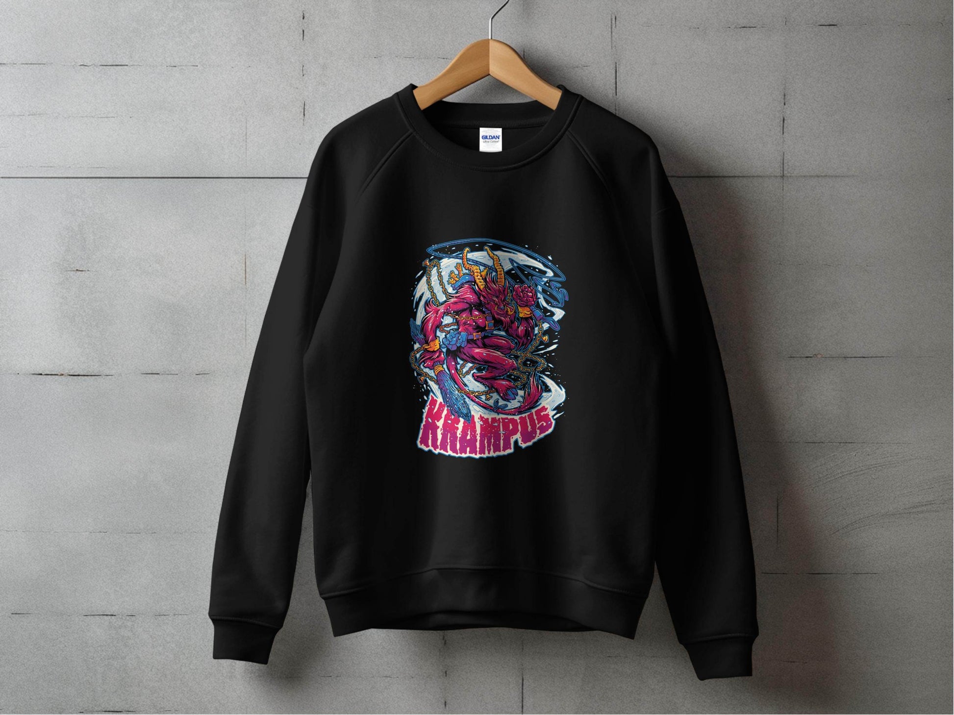 Krampus Devil Folklore Christmas Monster Themed Sweater - Design & Vybe