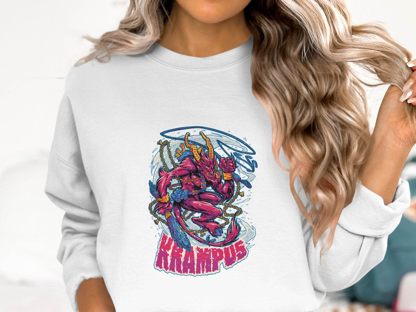 Krampus Devil Folklore Christmas Monster Themed Sweater - Design & Vybe