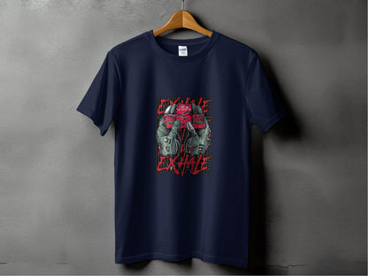 Inhale Exhale I Roll Up My Medicine Graphic Design T-Shirt - Design & Vybe