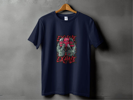Inhale Exhale I Roll Up My Medicine Graphic Design T-Shirt - Design & Vybe
