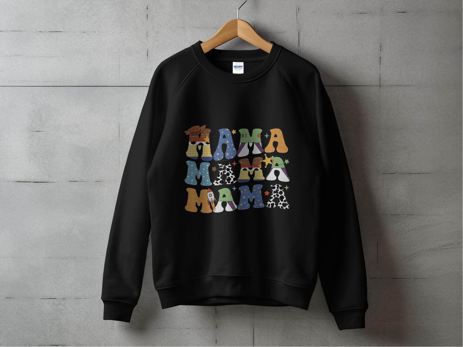 Colorful Mama Letters Cute Family Mama Life Sweater - Design & Vybe