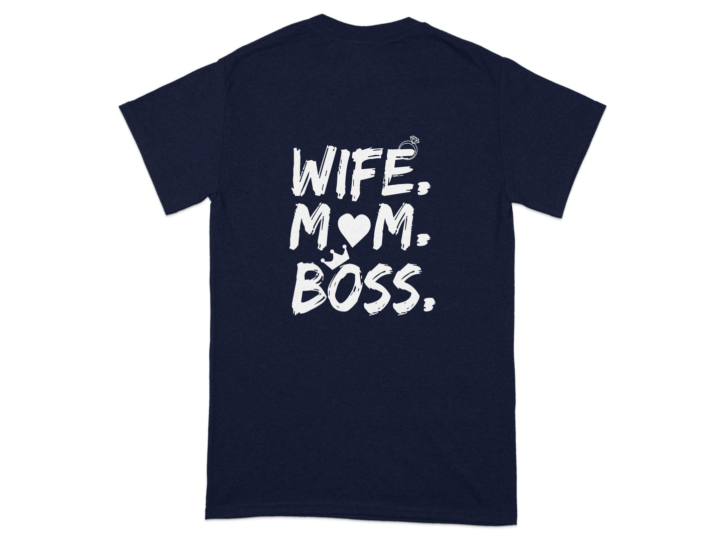 Wife Mom Boss Superwoman Design For Queens T-Shirt - Design & Vybe