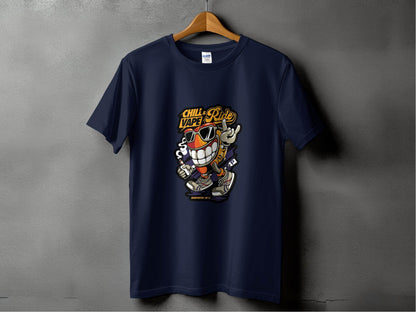 Chill and Vape Ride Fun Cartoon Style T-Shirt - Design & Vybe