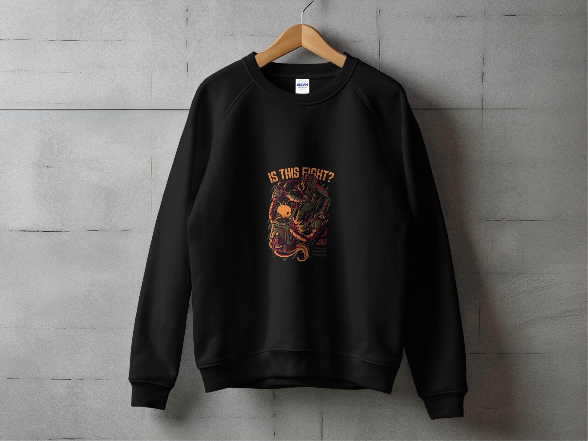 Is This Fight Out Now with Robot Battle Art Sweater - Design & Vybe